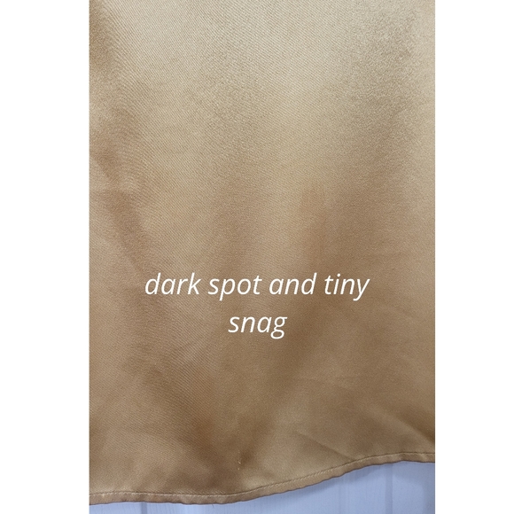 🌿Milano Women's Medium Gold Sleeveless Scoop Neck Split Hem Blouse - Picture 6 of 11